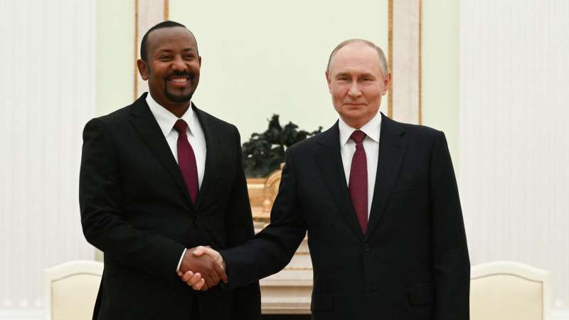 Путин встретился с премьером Эфиопии