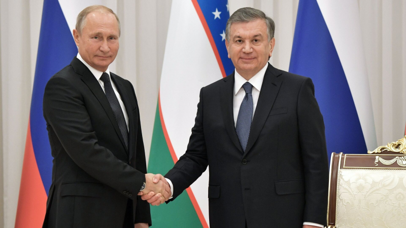 Путин и Мирзиеев обсудили сотрудничество России и Узбекистана