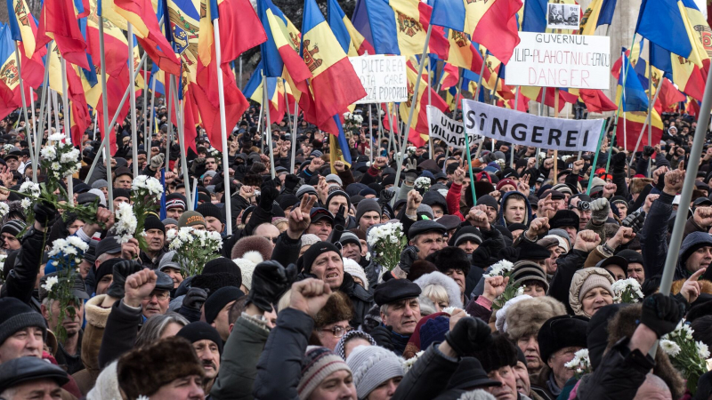 В Молдавии протесты будут продолжаться, заявила Таубер